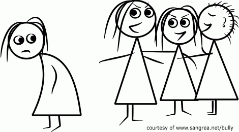 dibujo acoso escolar